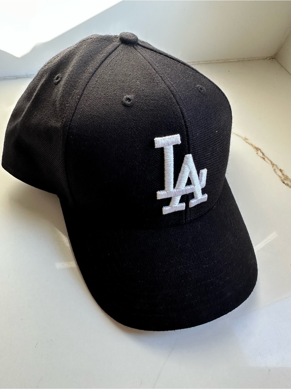 47 Brand LA Dodgers Black MVP Adjustable Baseball Hat OSFA
